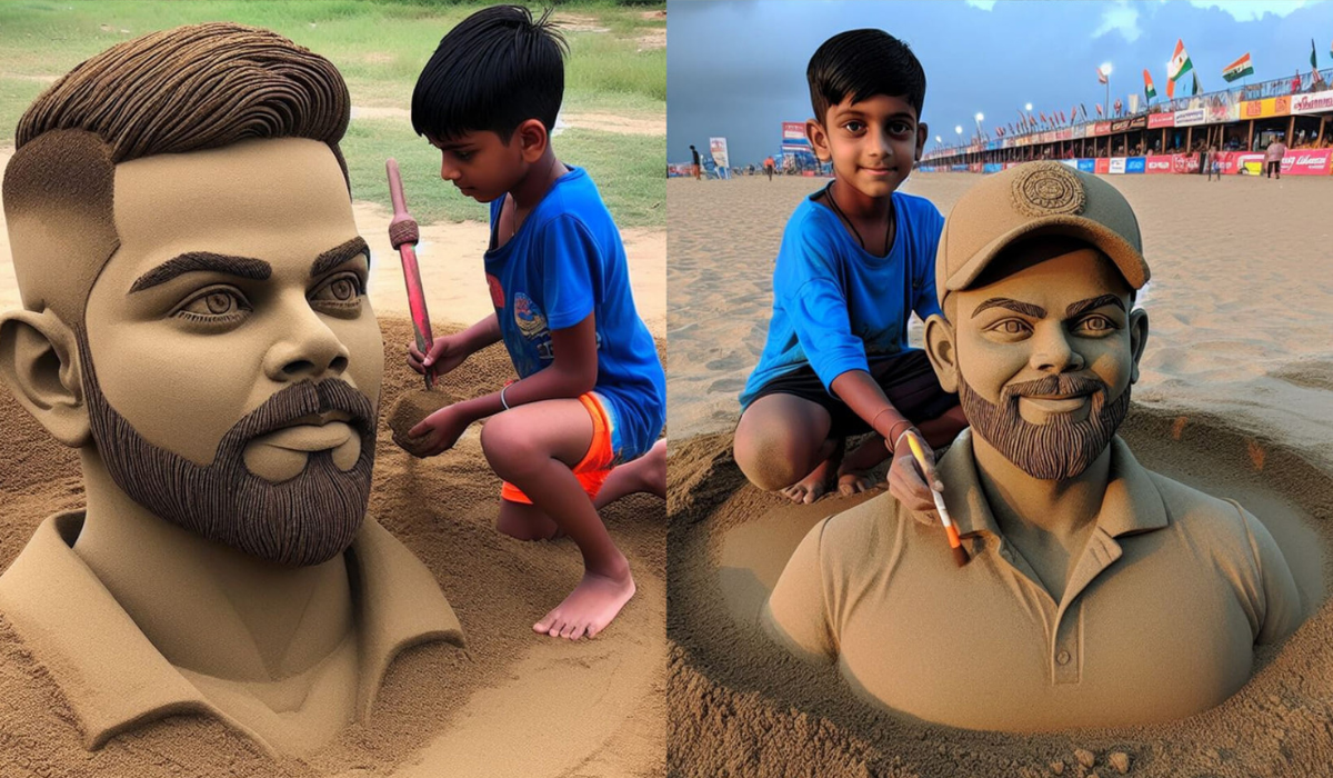 Virat Kohli Statue, Masterpiece Created by a Young Artist